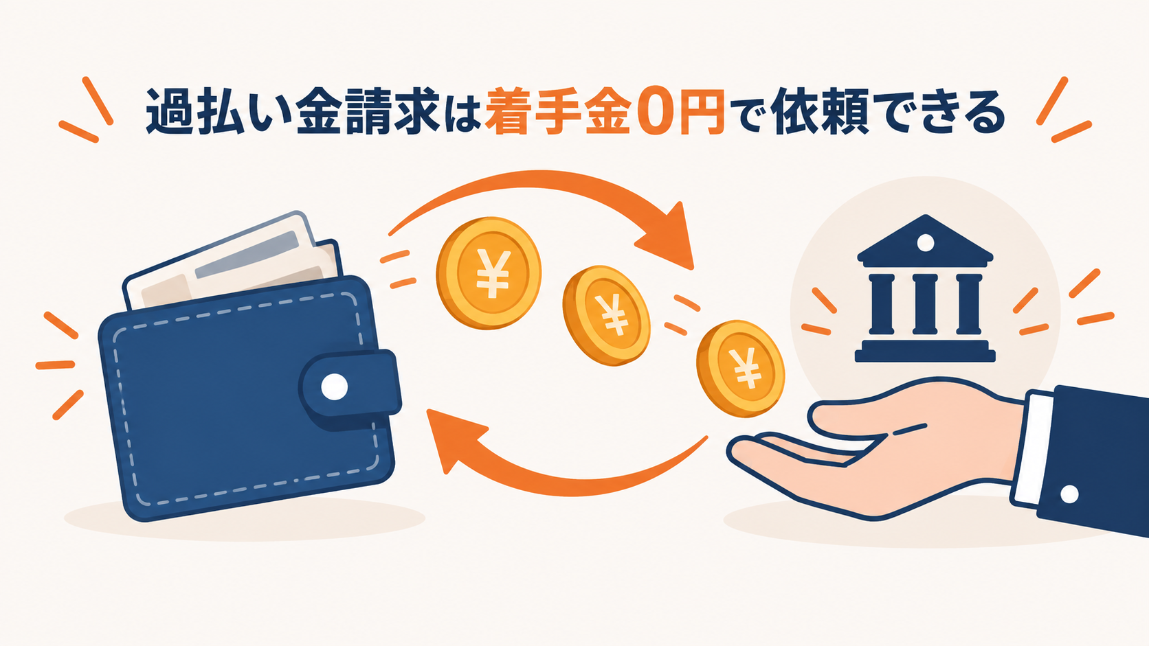 過払い金請求は着手金0円で依頼できる
