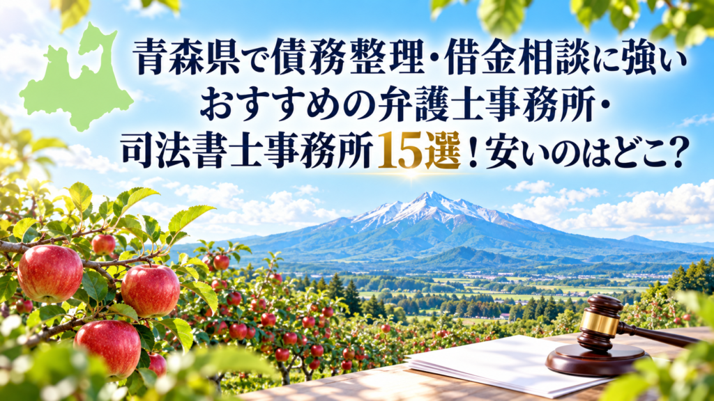 青森県で債務整理・借金相談に強いおすすめの弁護士事務所・司法書士事務所15選！安いのはどこ？
