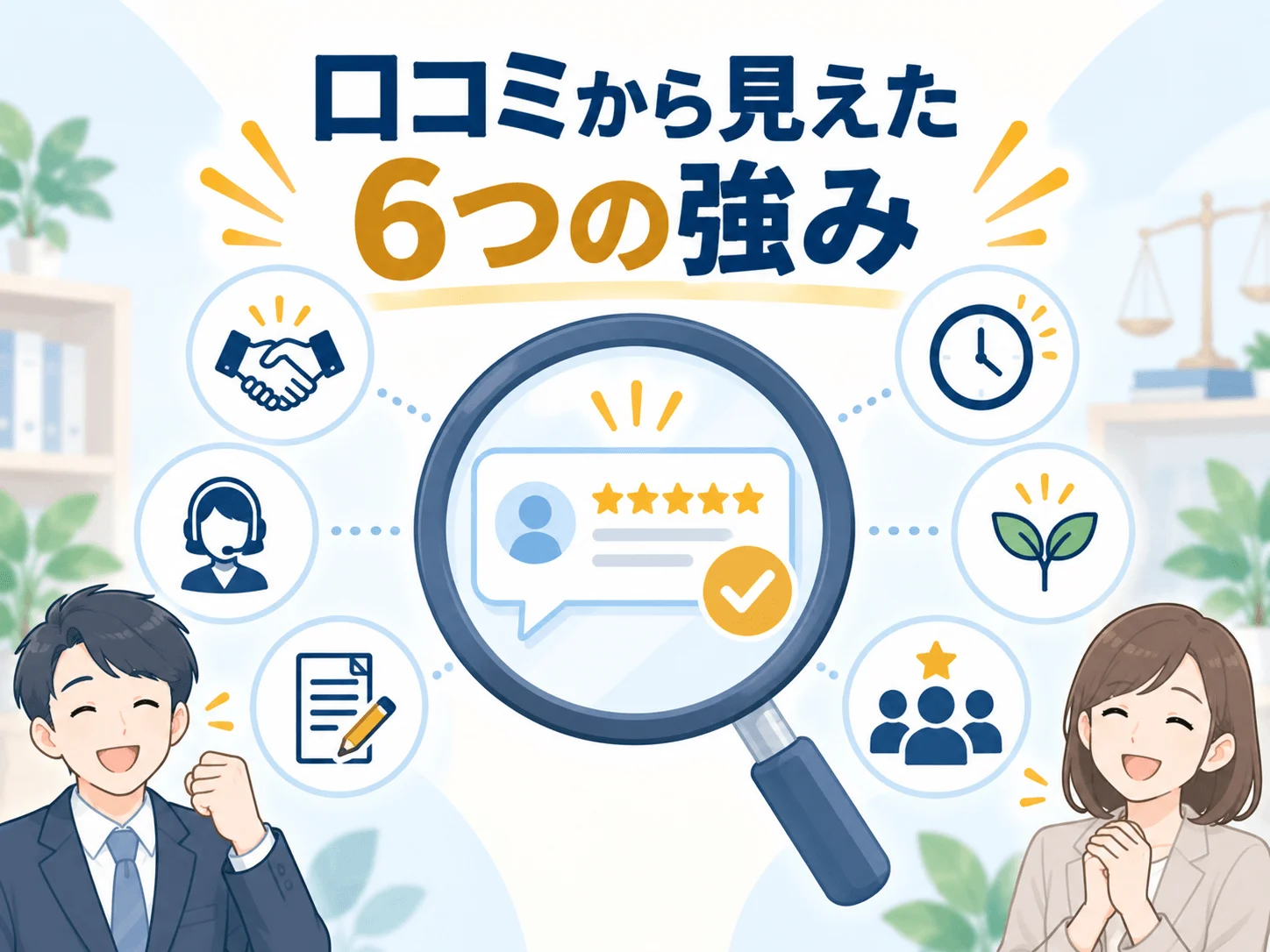 良い評判・口コミなどから判明したアヴァンス法務事務所のメリット