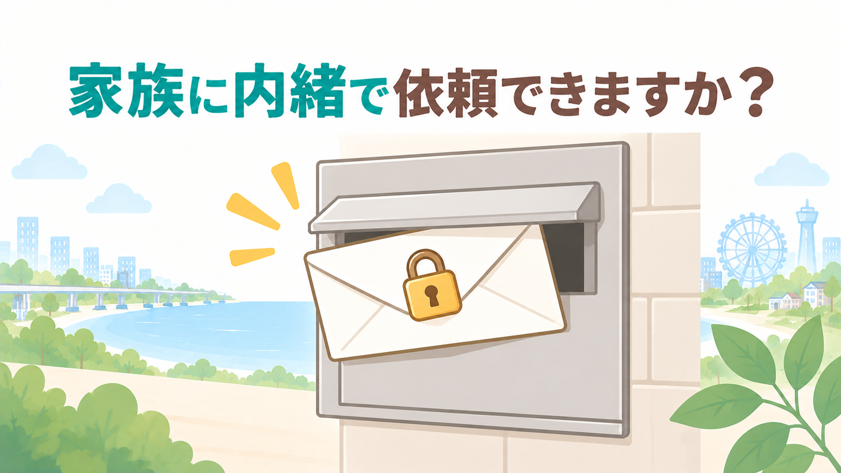 家族に内緒で依頼できますか？