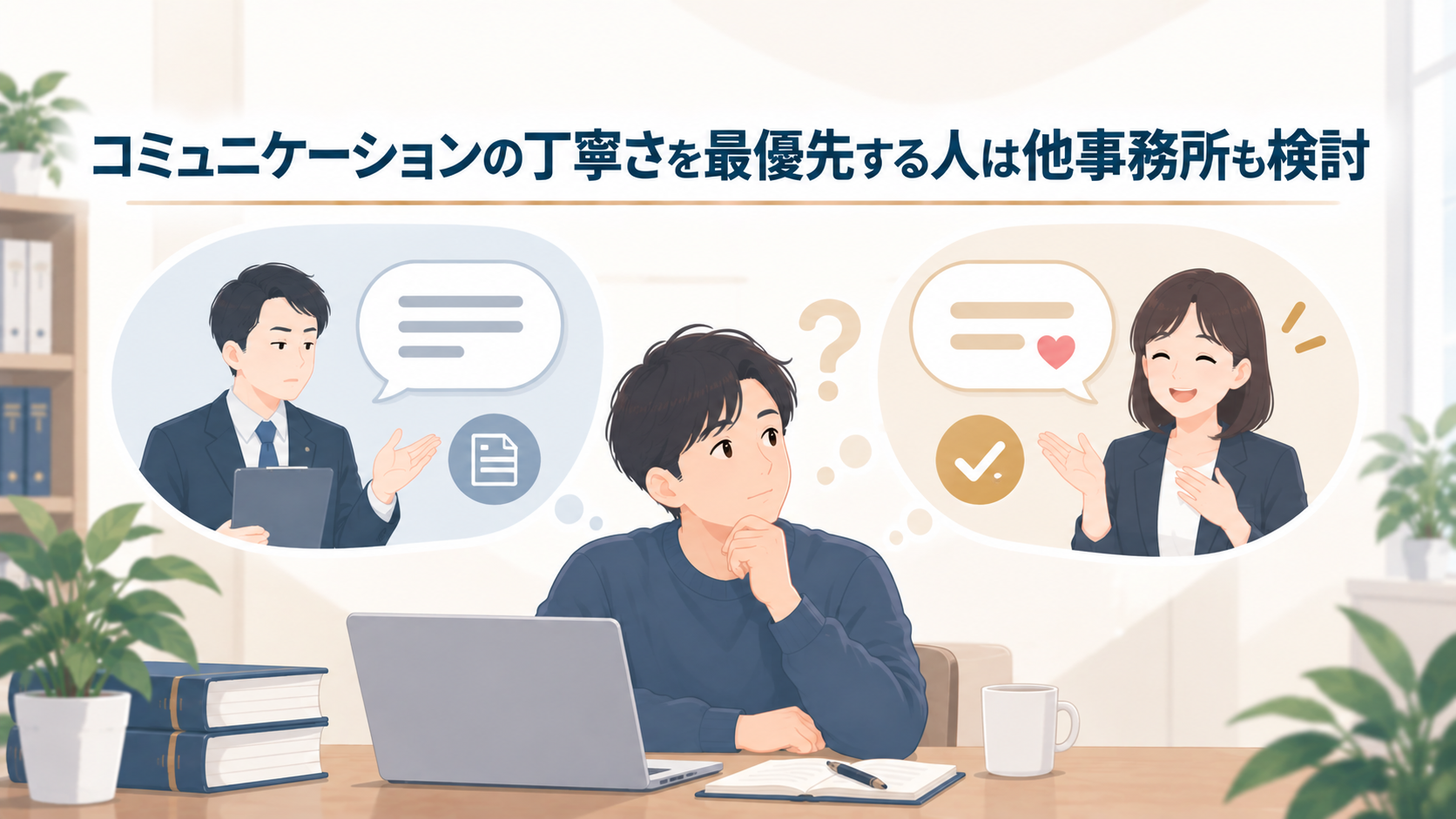 スタッフとのやり取りの丁寧さを最優先したい人