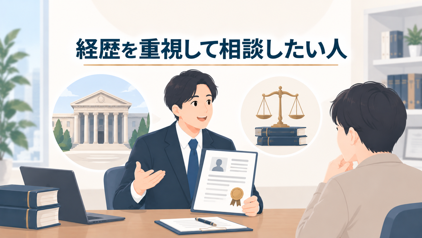 元裁判官の経験を持つ弁護士に相談したい人