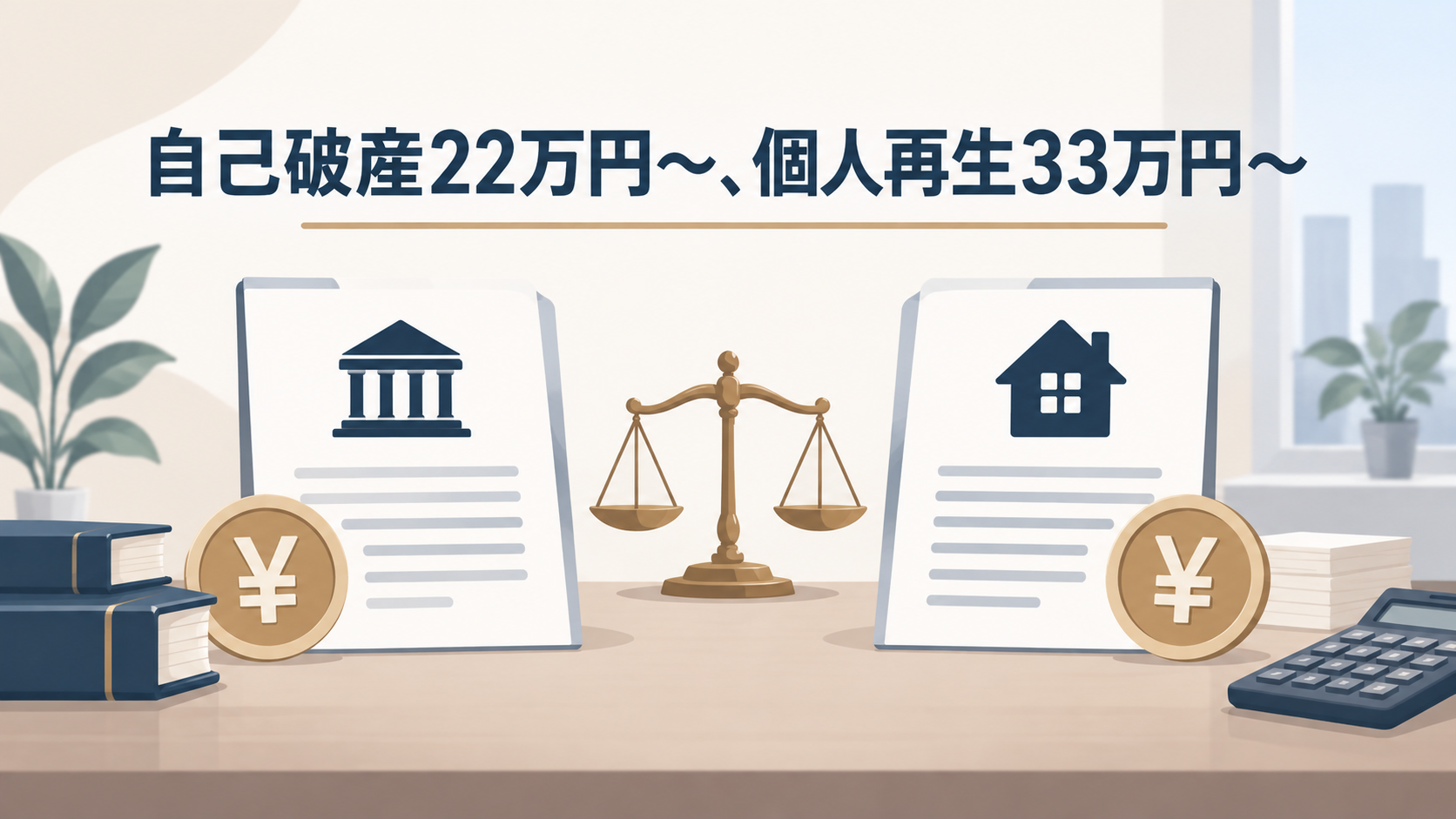 自己破産・個人再生の費用