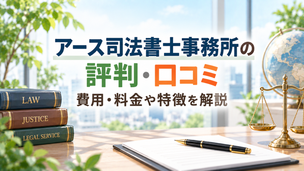 アース司法書士事務所の評判・口コミ｜費用・料金や特徴を解説