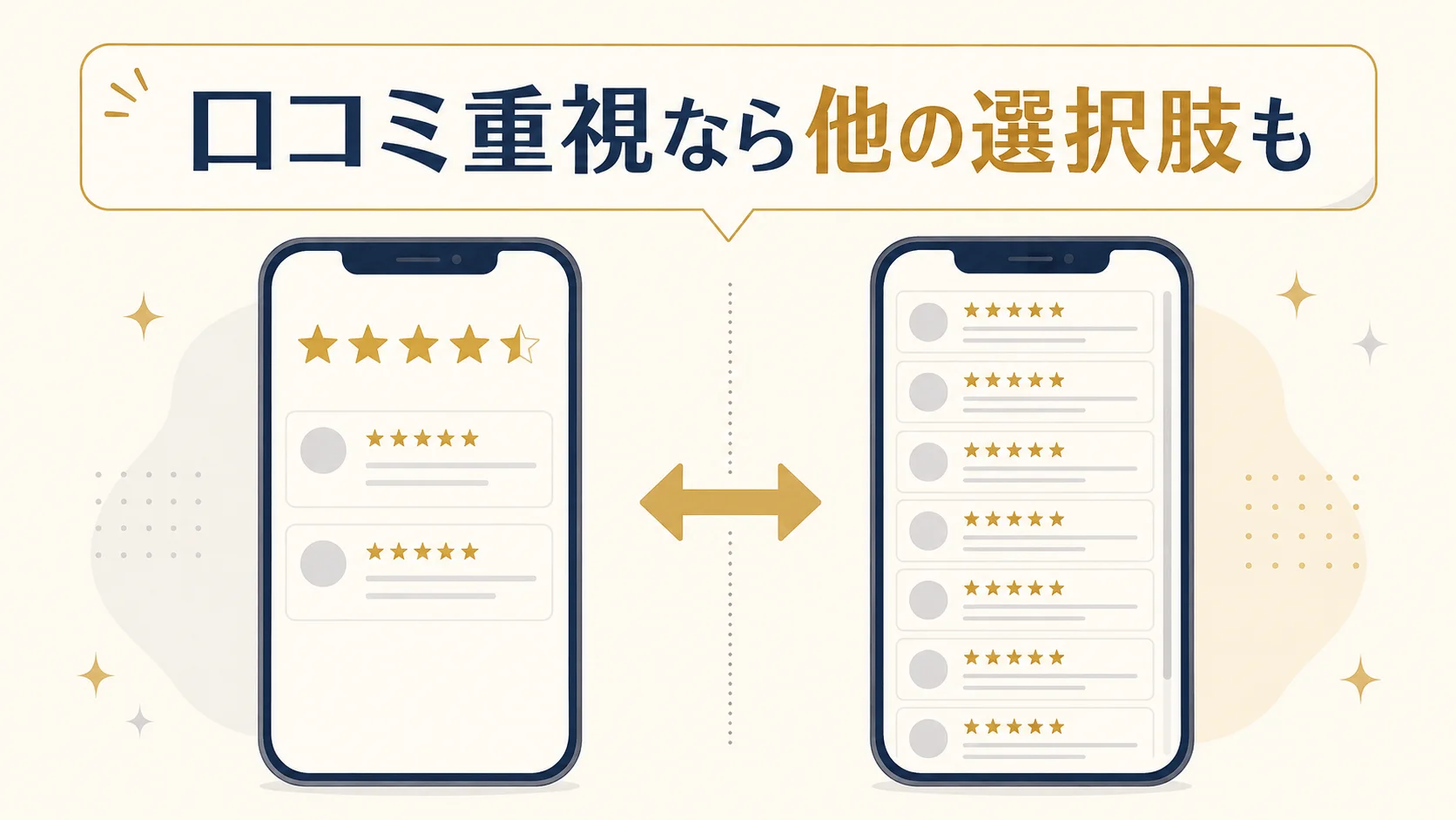 多くの利用者の口コミを参考にしてから決めたい人