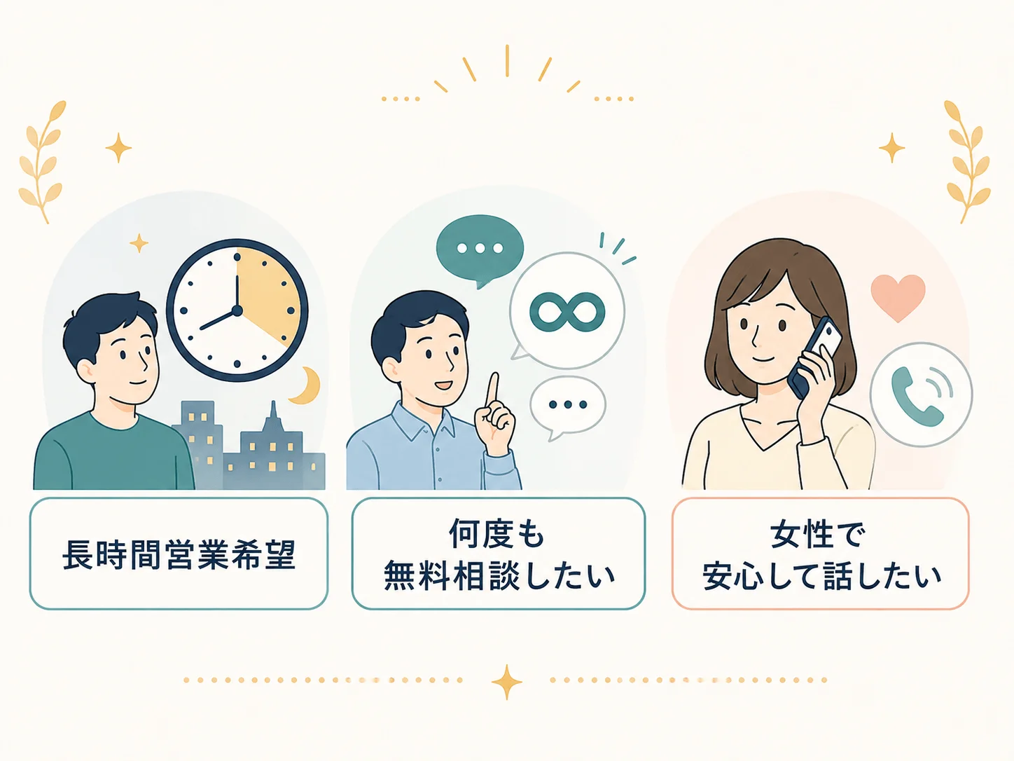 はたの法務事務所をおすすめする人