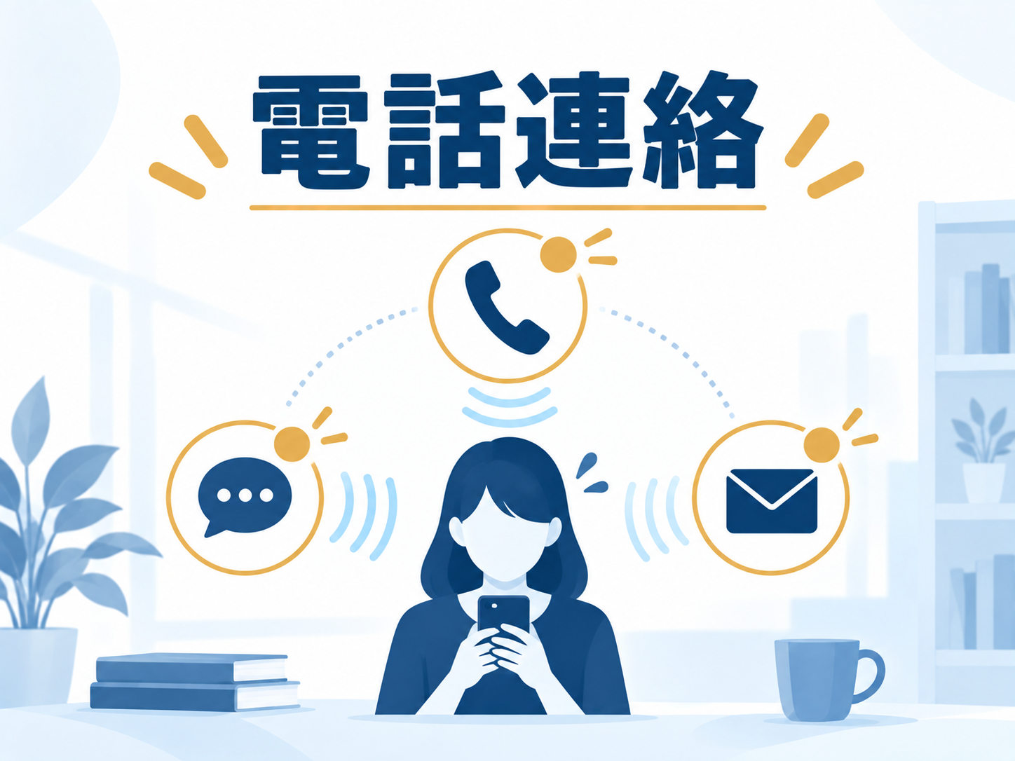 電話・SMS・メールでの連絡が多いと感じることがある