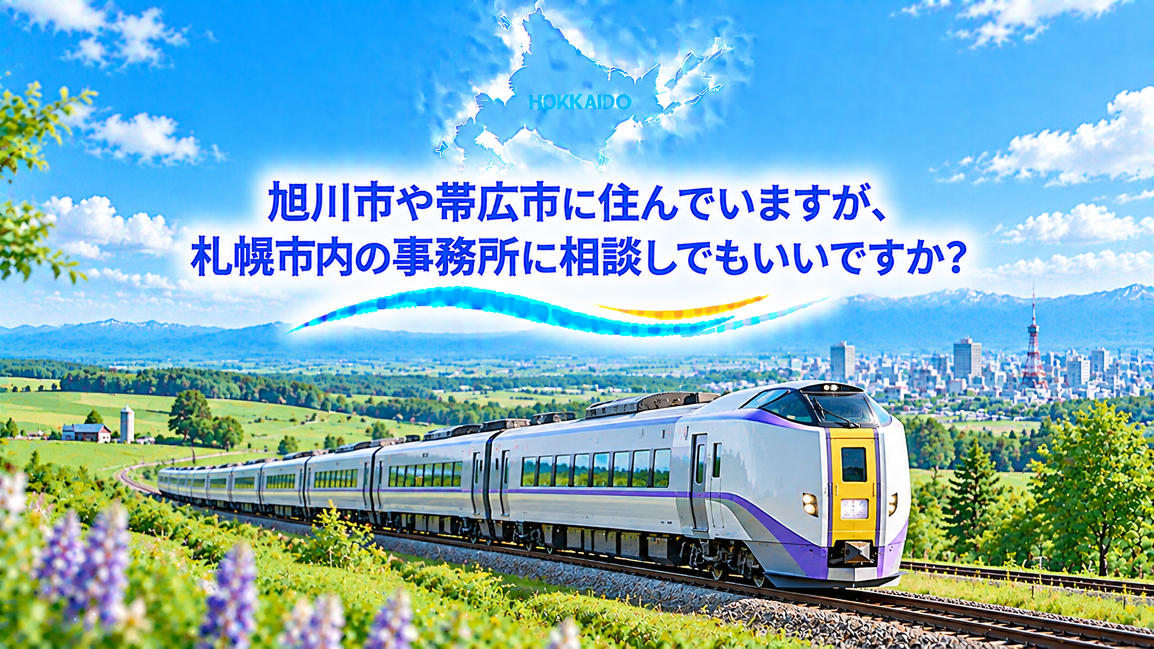 旭川市や帯広市に住んでいますが、札幌市内の事務所に相談してもいいですか？