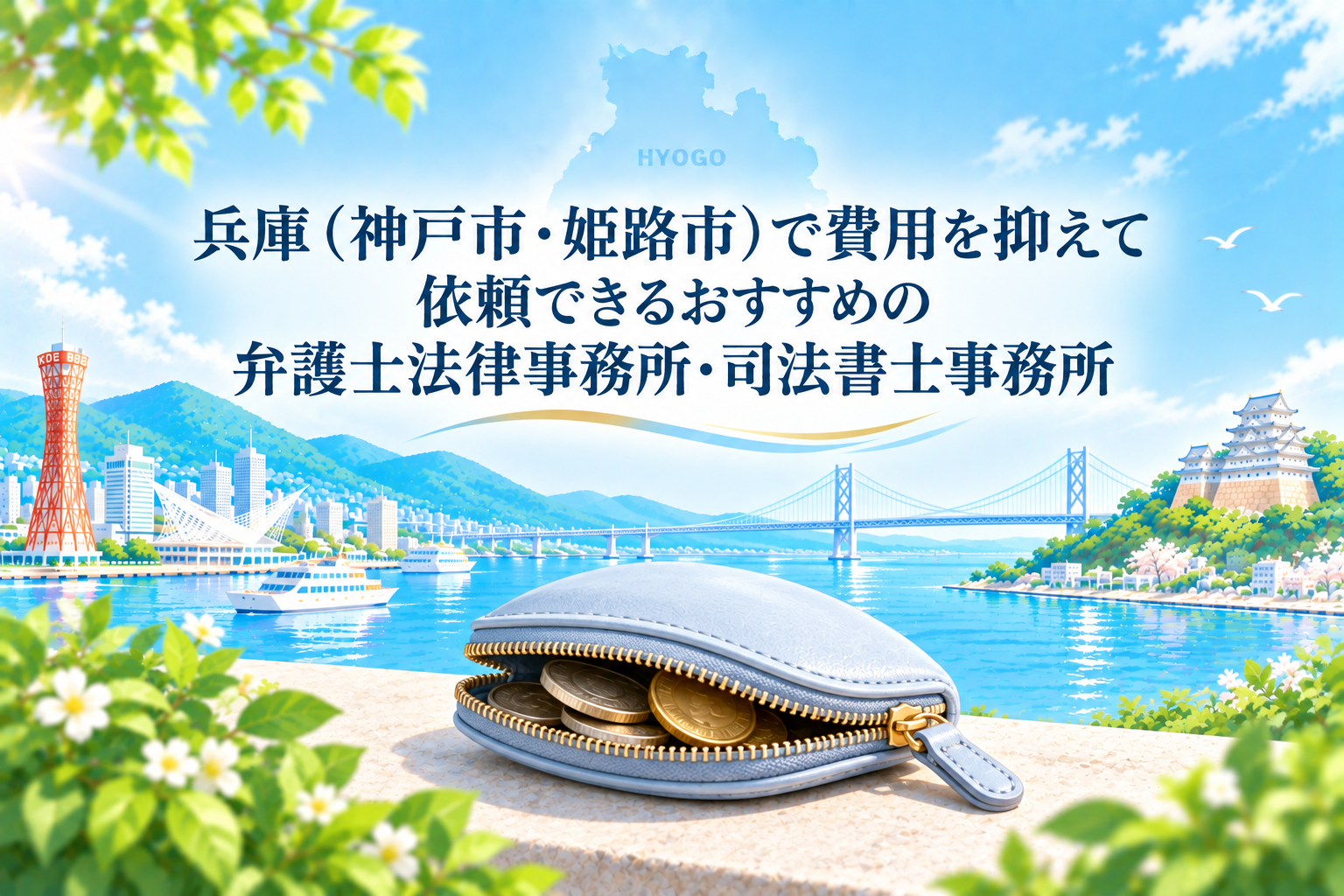 兵庫（神戸市・姫路市）で費用を抑えて依頼できるおすすめの弁護士法律事務所・司法書士事務所