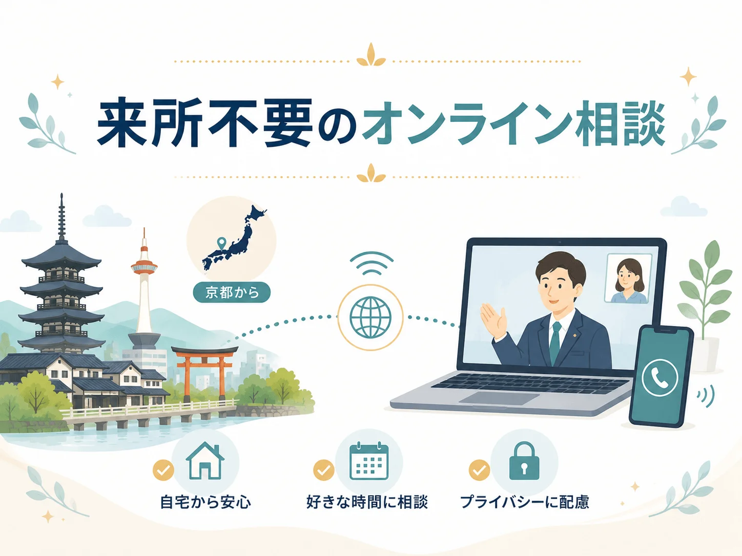 京都から全国対応・オンラインで相談できる債務整理・借金相談に強い弁護士・司法書士事務所