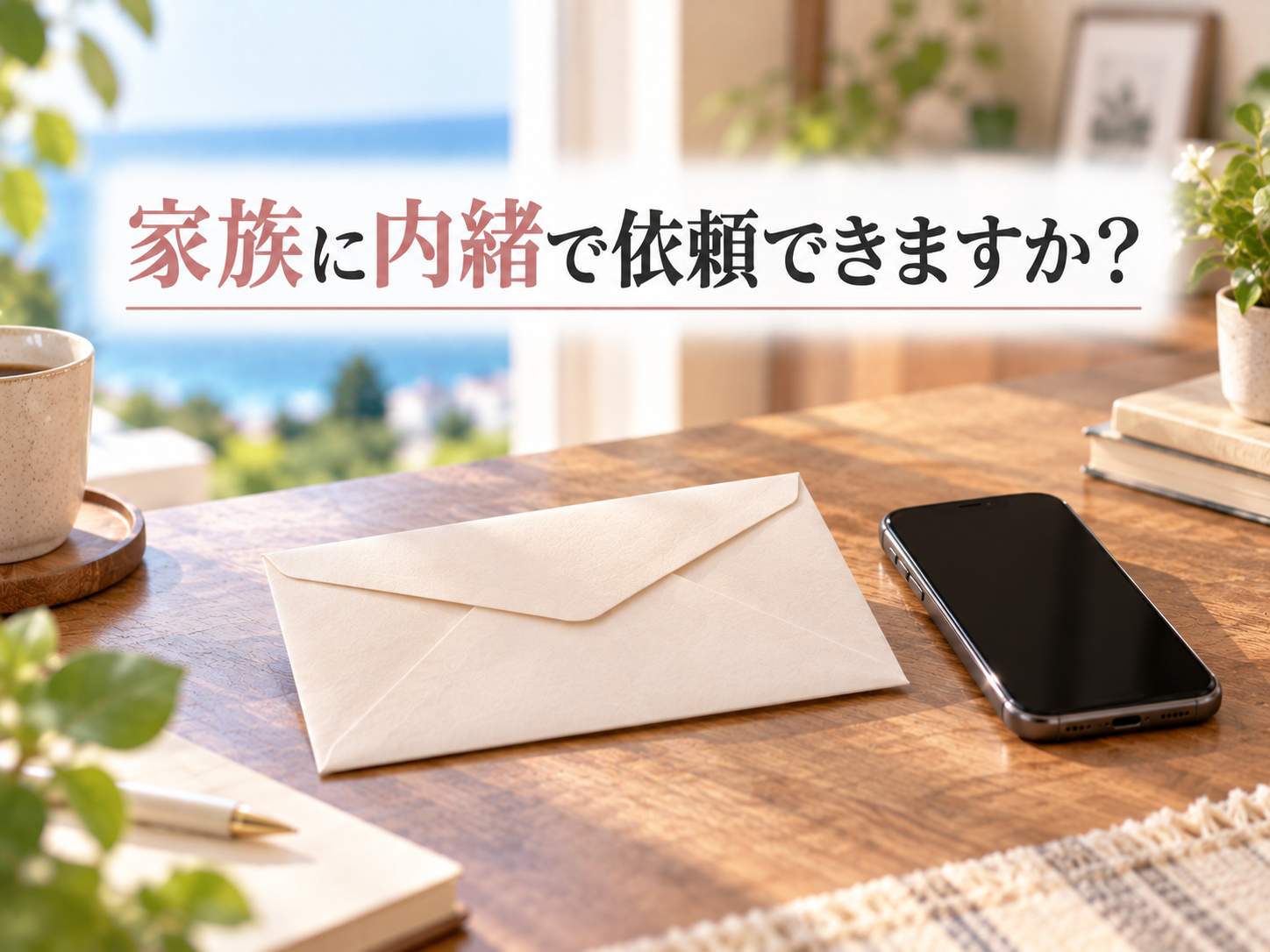 家族に内緒で依頼できますか？