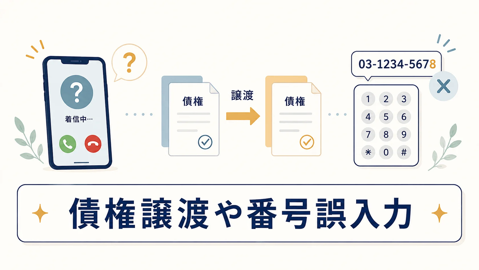 身に覚えのない電話がかかってくることはあるの？