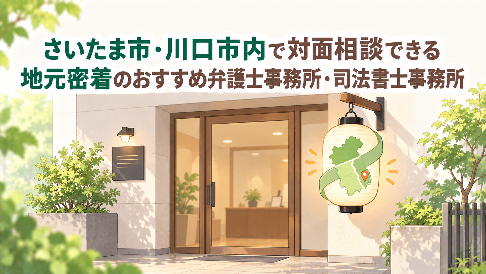さいたま市・川口市内で対面相談できる地元密着のおすすめ弁護士事務所・司法書士事務所