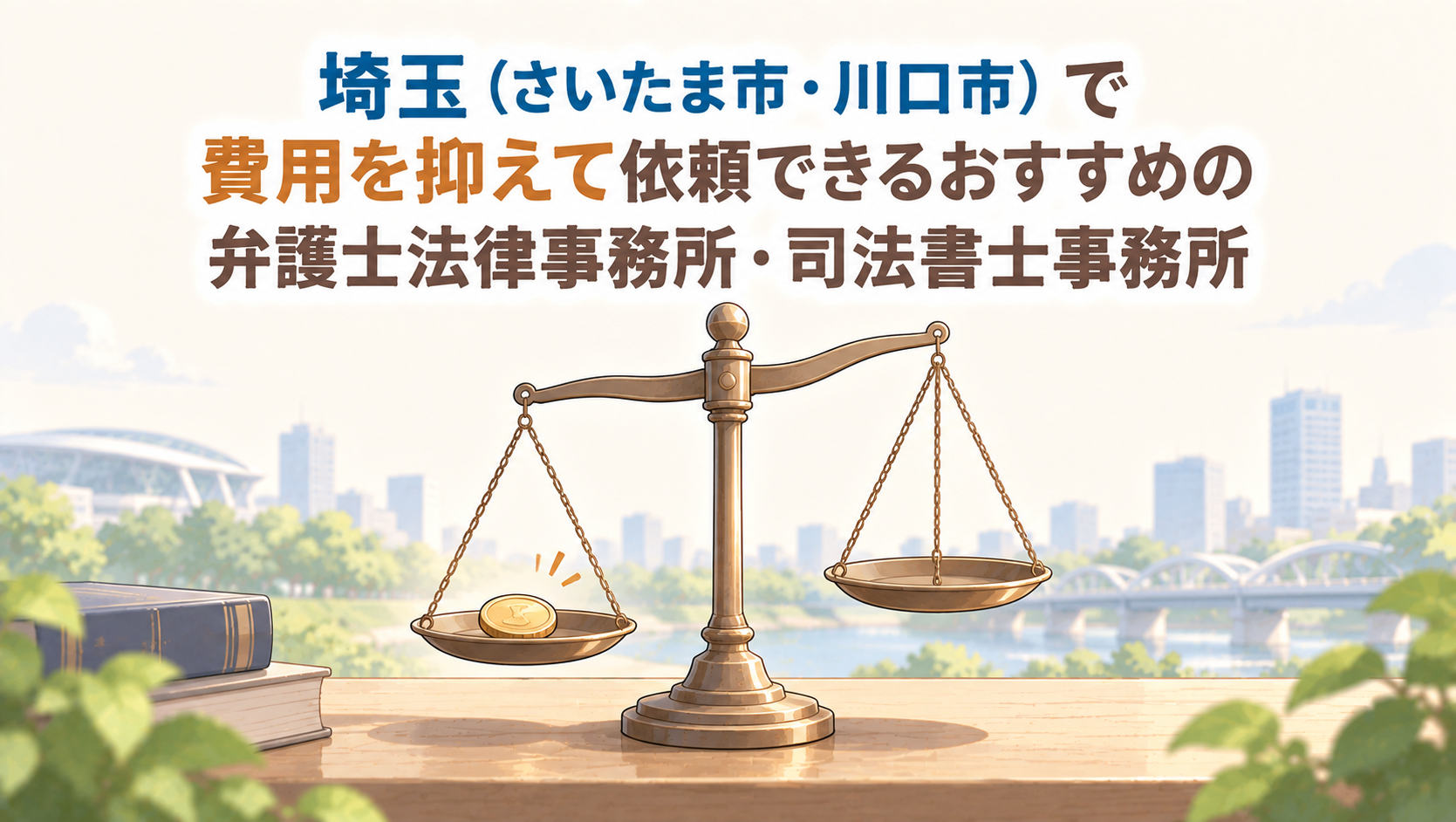 埼玉（さいたま市・川口市）で費用を抑えて依頼できるおすすめの弁護士法律事務所・司法書士事務所