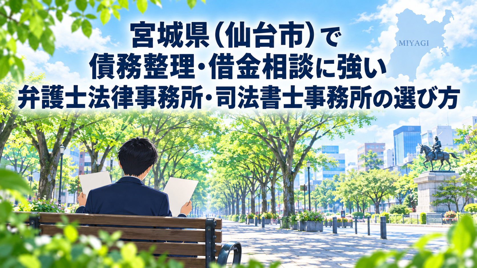 宮城県（仙台市）で債務整理・借金相談に強い弁護士法律事務所・司法書士事務所の選び方
