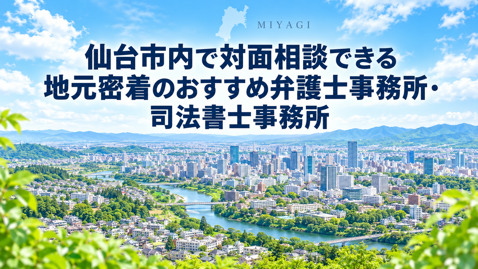 仙台市内で対面相談できる地元密着のおすすめ弁護士事務所・司法書士事務所