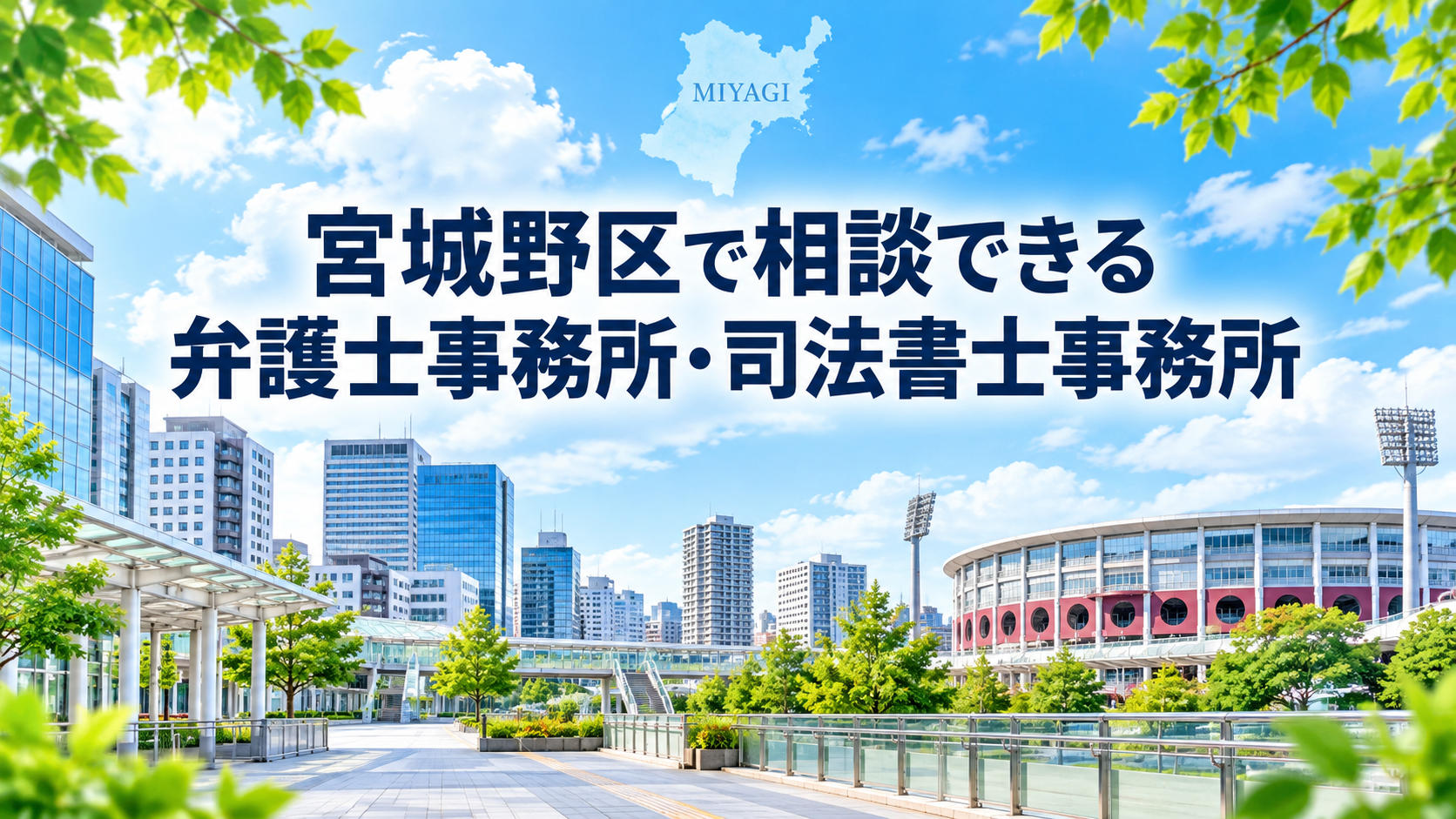 宮城野区で相談できる弁護士事務所・司法書士事務所