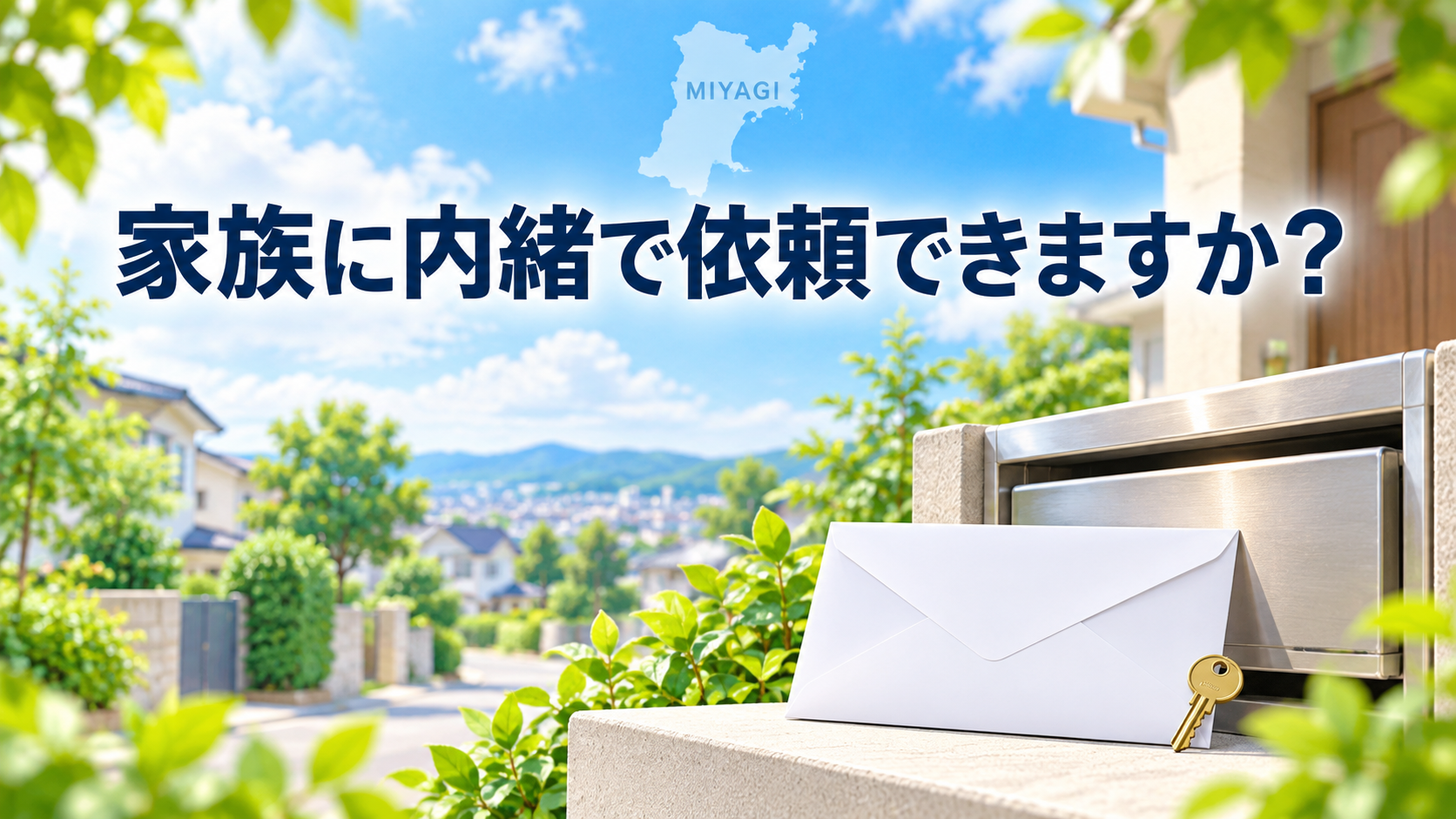 家族に内緒で依頼できますか？