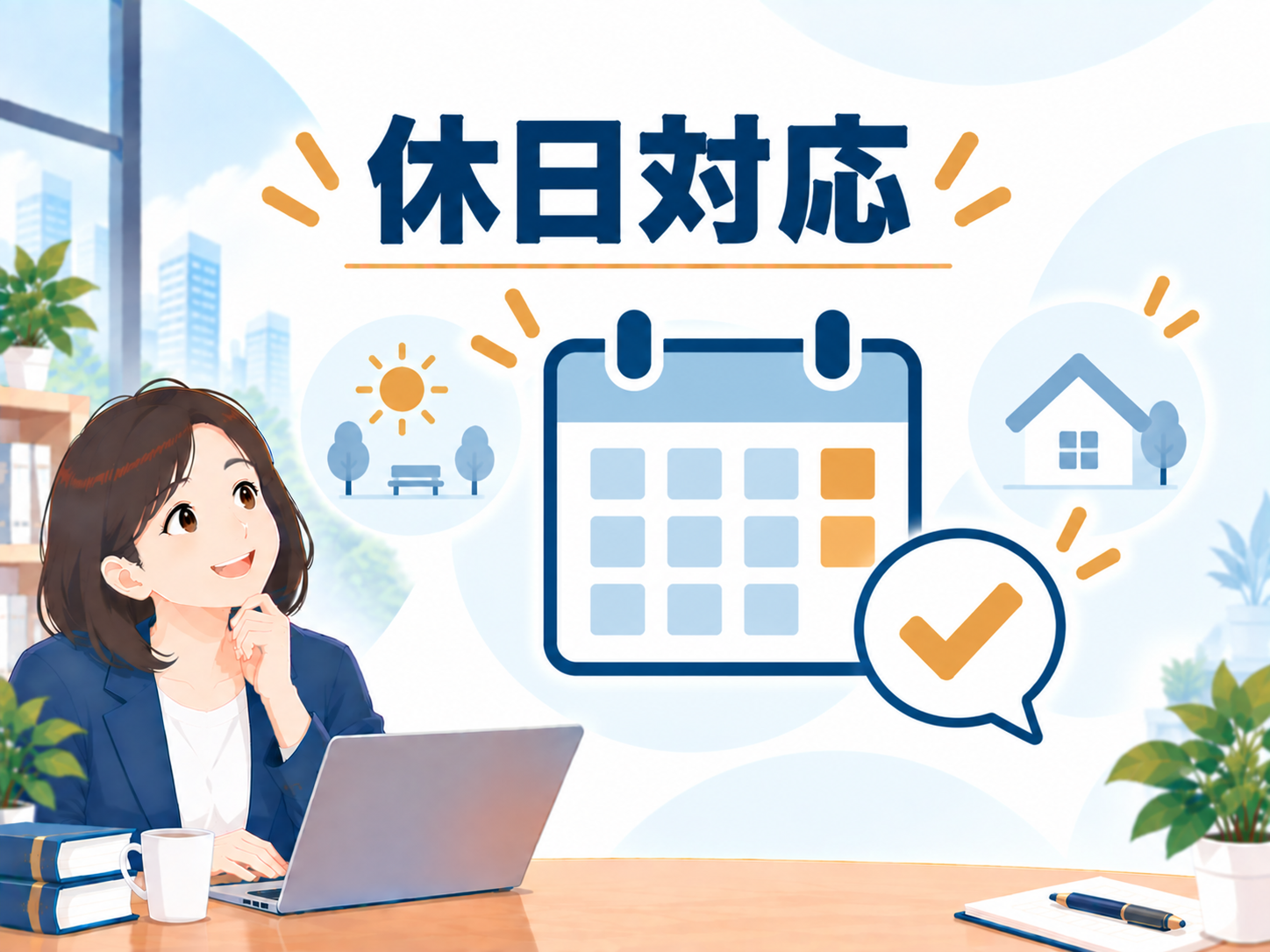 土日も対応してもらえますか？