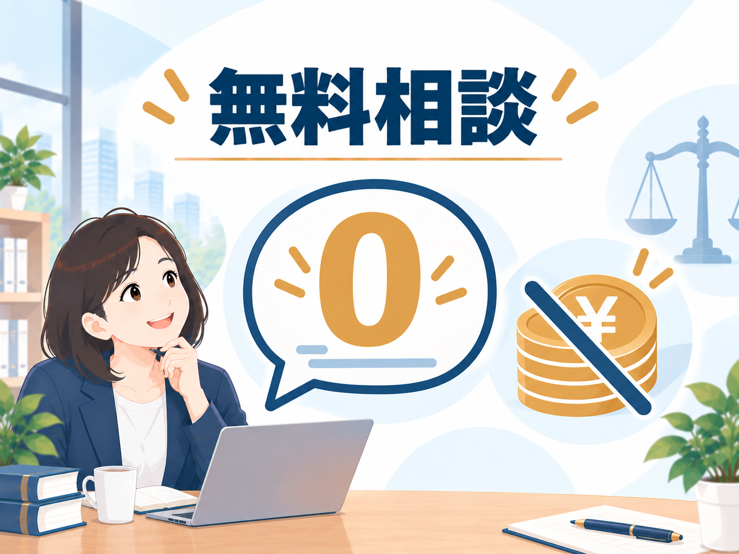 相談料・過払い金請求の着手金が無料
