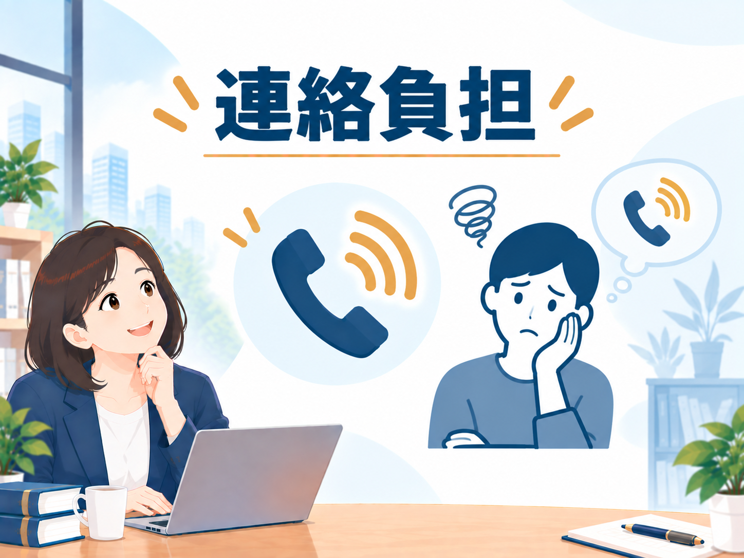 折り返しの電話連絡を負担に感じる人