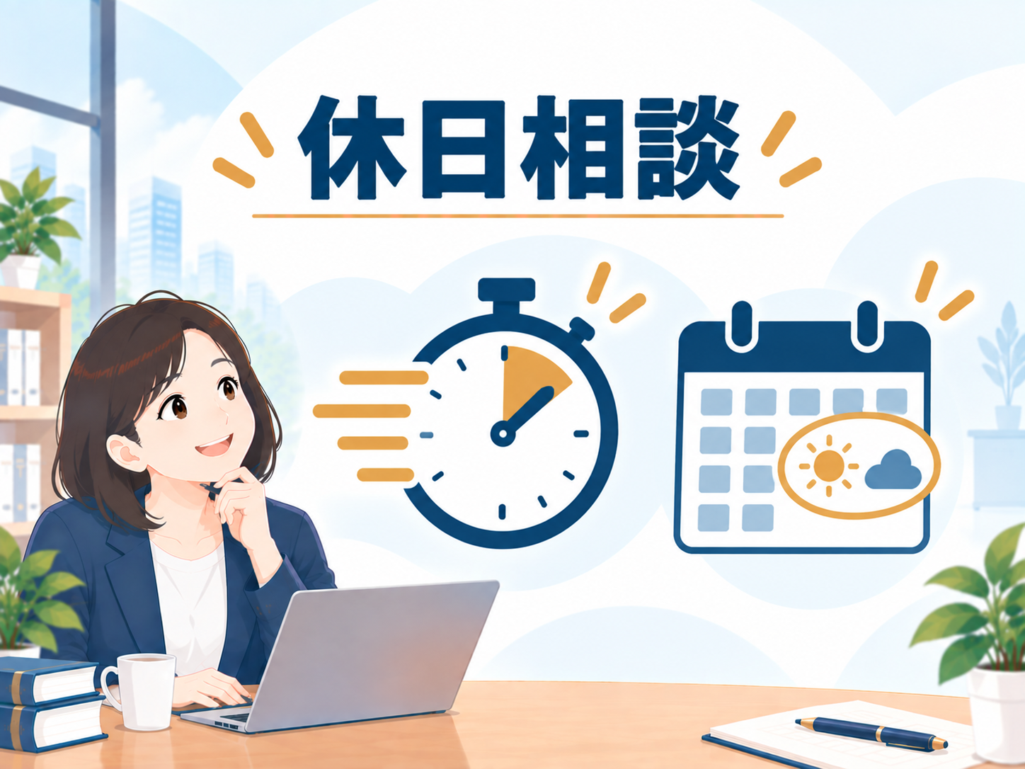 土日も含めてすぐに相談したい人
