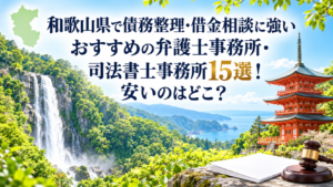 和歌山県で債務整理・借金相談に強いおすすめの弁護士事務所・司法書士事務所15選！安いのはどこ？